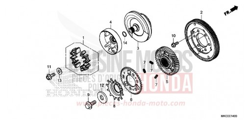 PRIMAIRE A ENGRENAGE GL1800BK de 2019